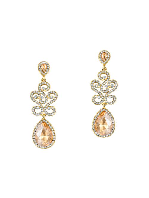 orange drop earring - 14445242 - Very Small Image - 1