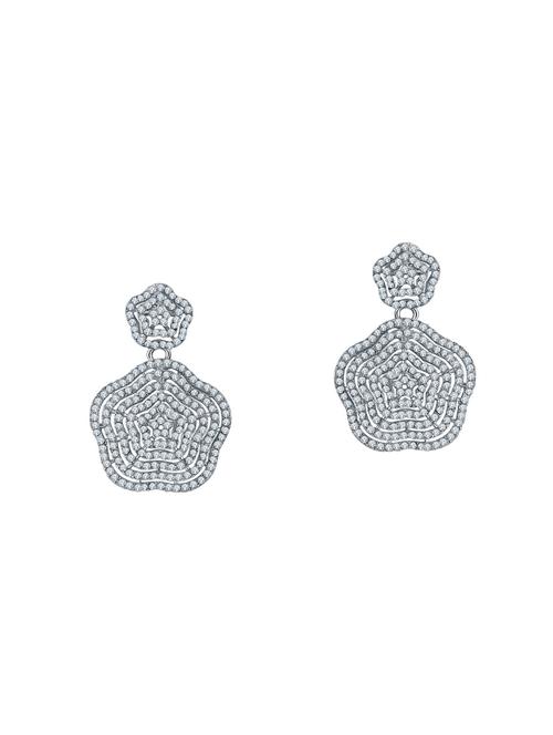 silver drop earring - 14445248 - Very Small Image - 1