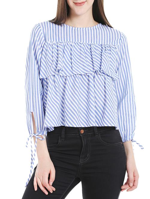 light blue crop top - 14446705 - Very Small Image - 1