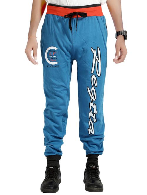 blue cotton full length jogger - 14448810 - Very Small Image - 1