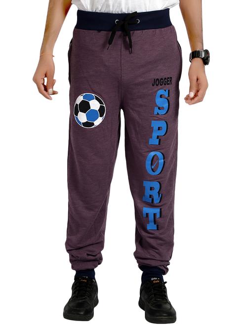 purple cotton full length jogger - 14448819 - Very Small Image - 1