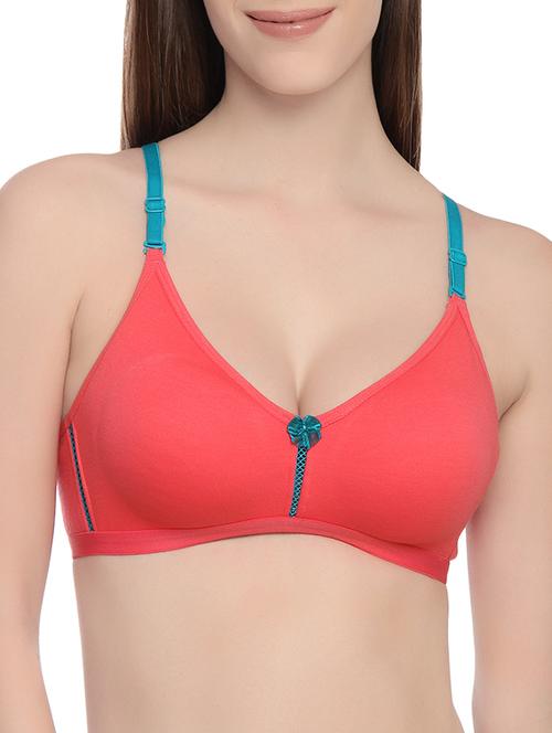 orange cotton t-shirt bra - 14449584 - Very Small Image - 1