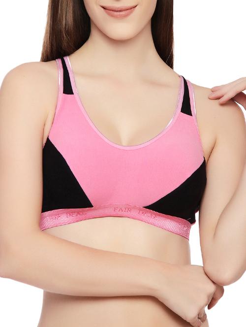 pink sports bra - 14449607 - Very Small Image - 1