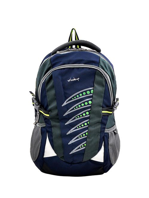 blue polyester backpack - 14449744 - Very Small Image - 1