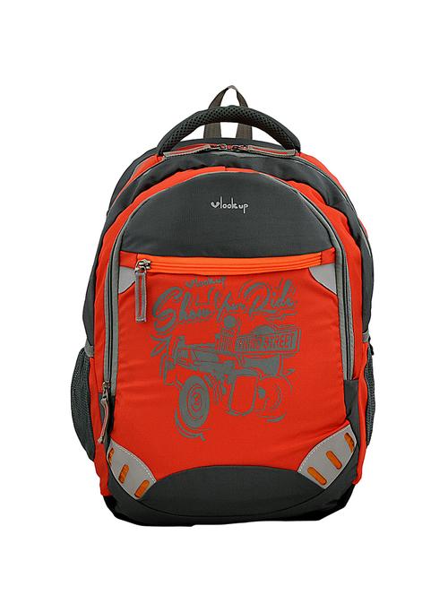 orange polyester backpack - 14449748 - Very Small Image - 1