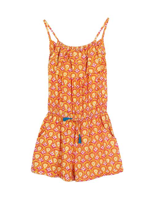 red rayon playsuit - 14450183 - Very Small Image - 1