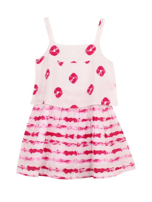 pink viscose frock - 14450229 - Very Small Image - 1