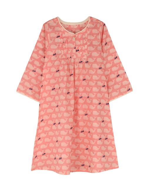 pink cotton sleepshirt - 14450295 - Very Small Image - 1