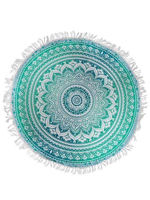 cotton traditional printed table cloth/tapestry - 14452125 - Very Small Image - 1