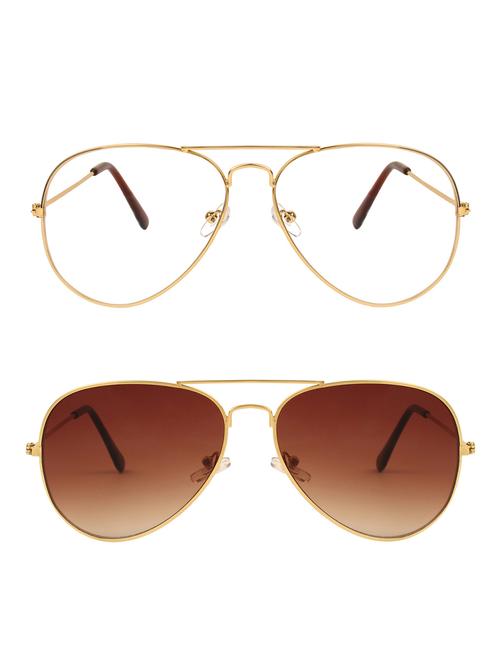 zyaden combo of 2 full rim sunglasses - 14452198 - Very Small Image - 1