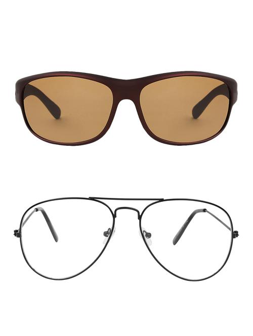 zyaden full rim aviator sunglasses set of 2 - 14452281 - Very Small Image - 1