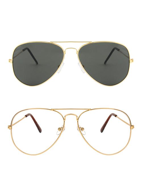 zyaden full rim aviator sunglasses set of 2 - 14452283 - Very Small Image - 1