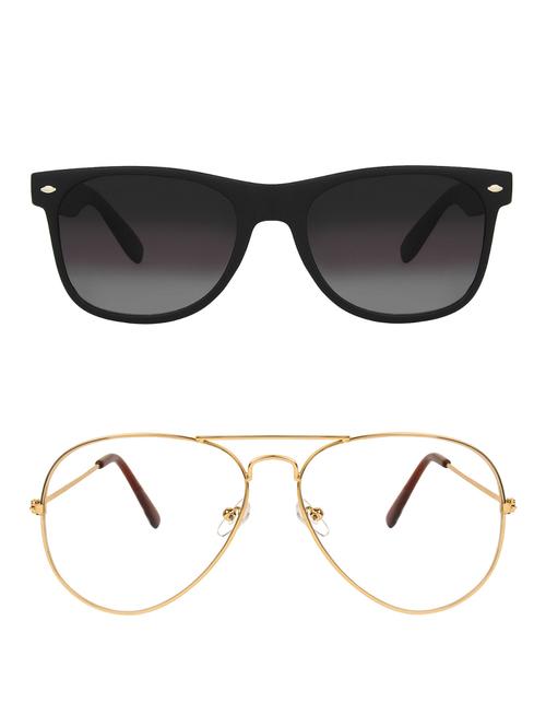 zyaden full rim aviator sunglasses set of 2 - 14452291 - Very Small Image - 1