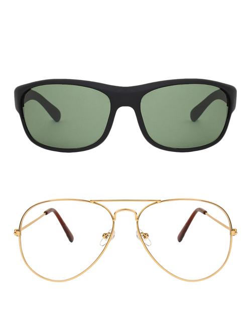 zyaden full rim aviator sunglasses set of 2 - 14452293 - Very Small Image - 1
