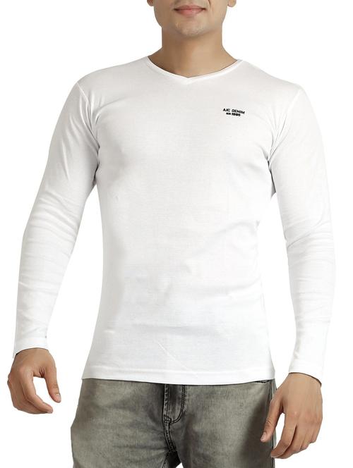 white cotton t-shirt - 14453154 - Very Small Image - 1