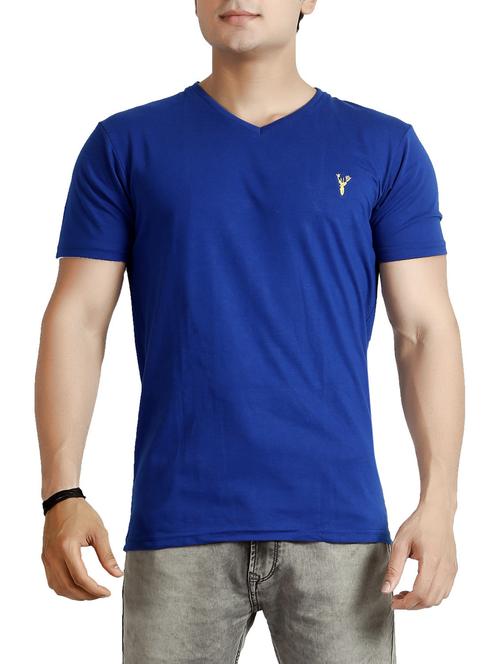 blue cotton t-shirt - 14453175 - Very Small Image - 1
