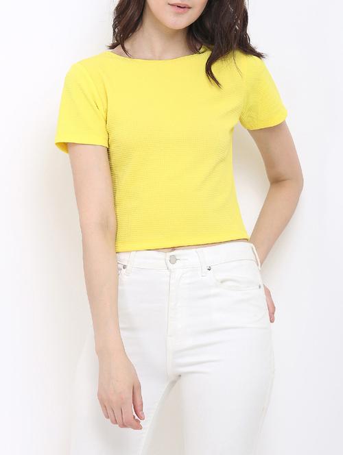 yellow straight top - 14453779 - Very Small Image - 1
