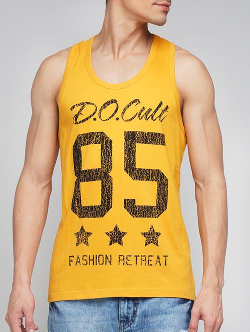 yellow cotton vest - 14453889 - Very Small Image - 1
