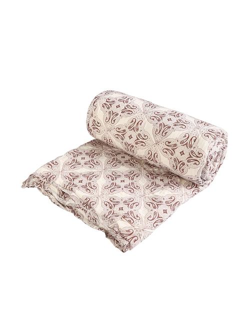 tradional jaipuri printed double bed winter quilt - 14455186 - Very Small Image - 1