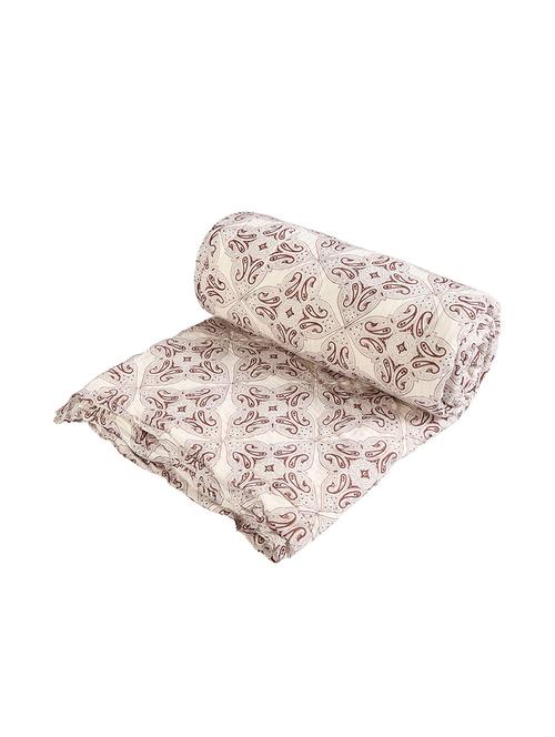 tradional jaipuri printed single bed winter quilt - 14455187 - Very Small Image - 1