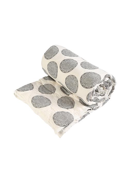 tradional jaipuri printed single bed winter quilt - 14455193 - Very Small Image - 1