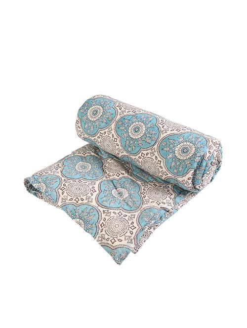 tradional jaipuri printed single bed winter quilt - 14455197 - Very Small Image - 1