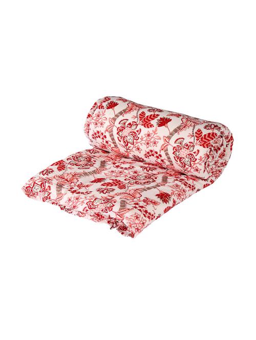 tradional jaipuri printed double bed winter quilt - 14455198 - Very Small Image - 1