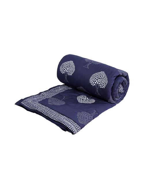 tradional jaipuri printed double bed winter quilt - 14455221 - Very Small Image - 1
