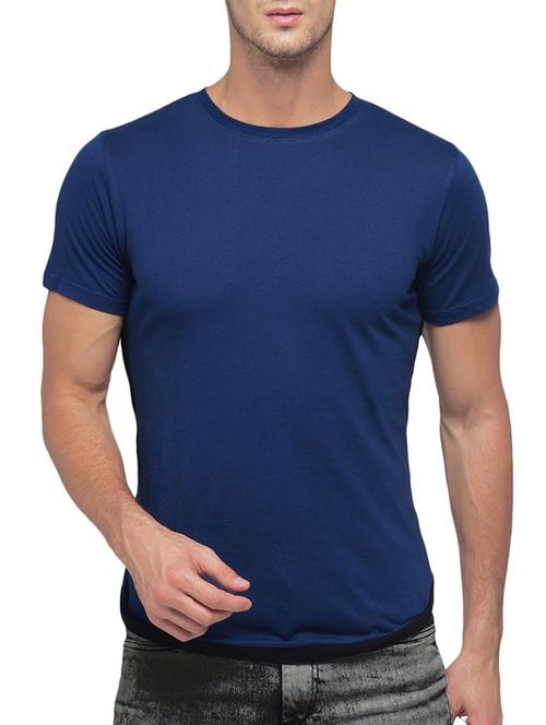 blue cotton t-shirt - 14456158 - Very Small Image - 1