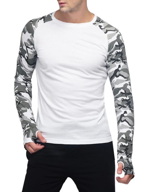 white cotton monochrome t-shirt - 14456164 - Very Small Image - 1