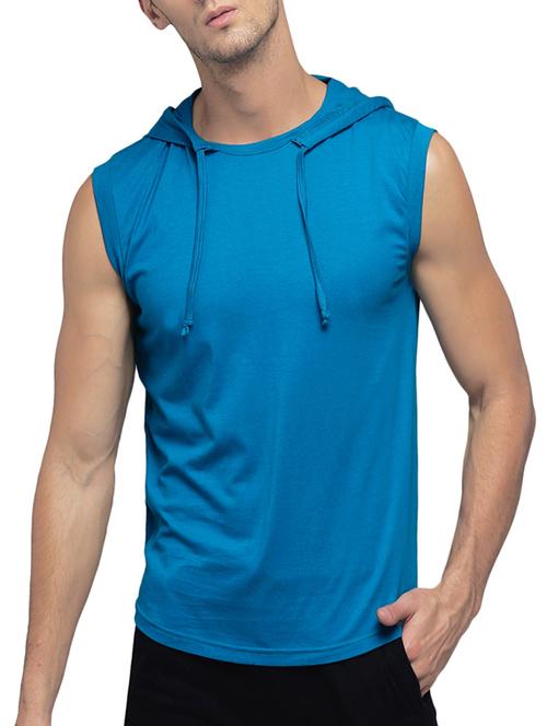 turquoise cotton t-shirt - 14456171 - Very Small Image - 1