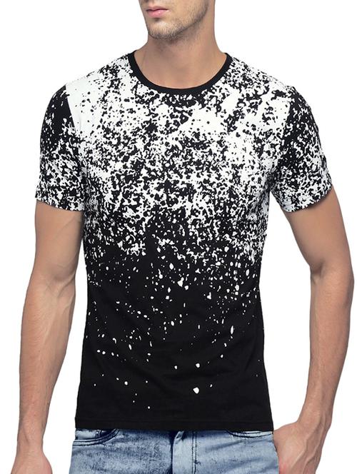 monochrome black cotton t-shirt - 14456172 - Very Small Image - 1