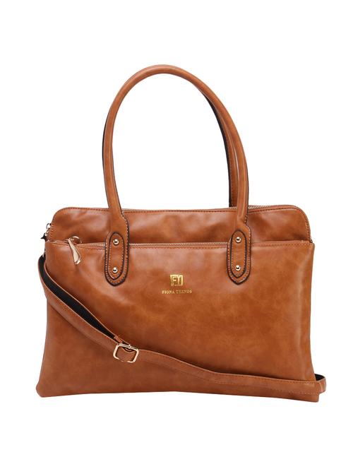 tan cotton handbag - 14456696 - Very Small Image - 1