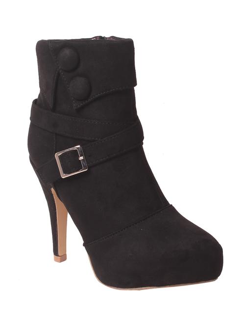 black suede ankle boot - 14457051 - Very Small Image - 1