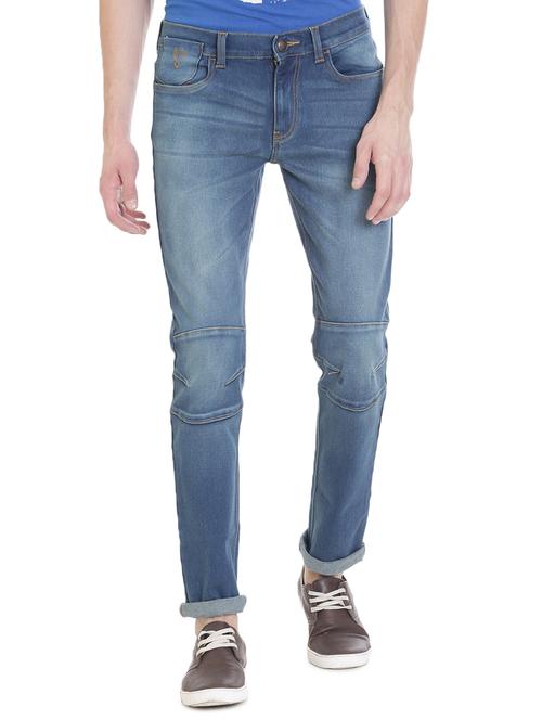 blue cotton jeans - 14459156 - Very Small Image - 1