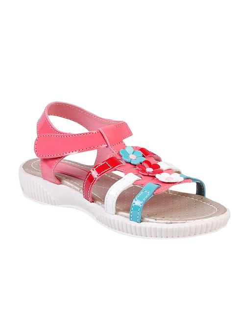 pink leatherette sandal - 14459973 - Very Small Image - 1