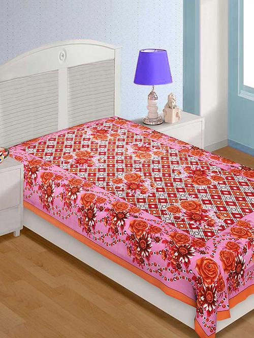 cotton traditional jaipuri single bed sheet - 14461830 - Very Small Image - 1