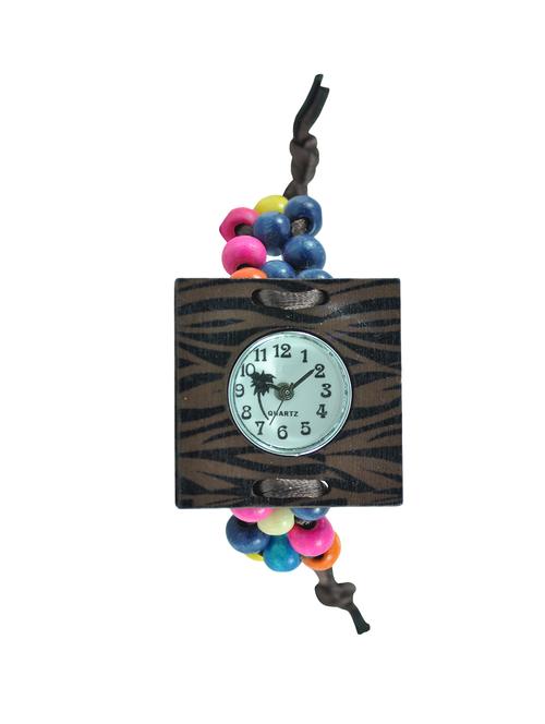 brown wood watch - 14463443 - Very Small Image - 1