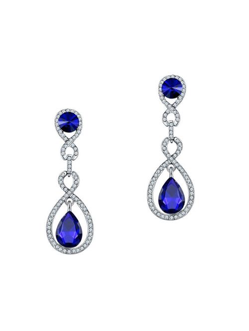 blue drop earring - 14463831 - Very Small Image - 1