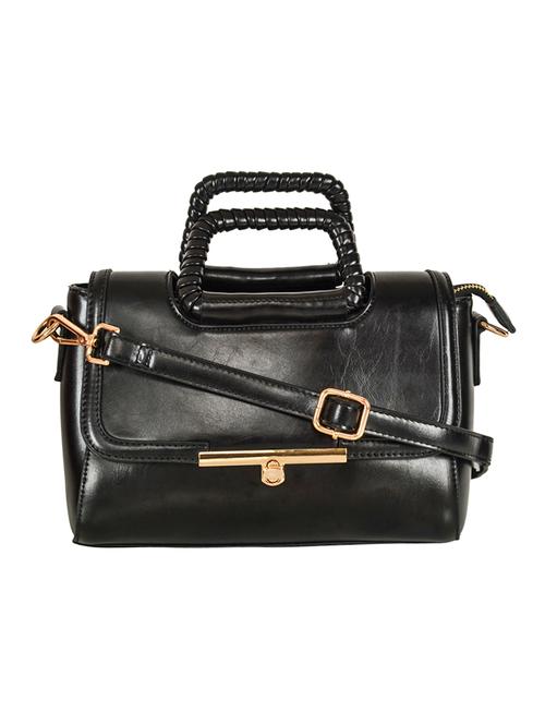 black leatherette handbag - 14464058 - Very Small Image - 1