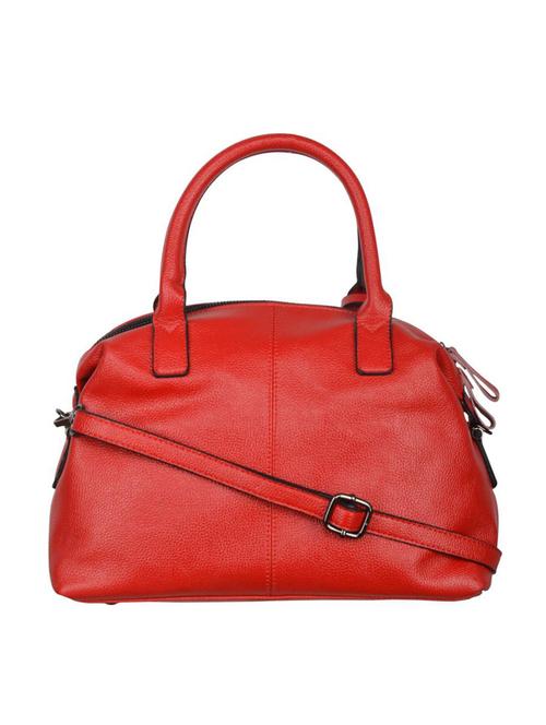 red leatherette regular handbag - 14464137 - Very Small Image - 1