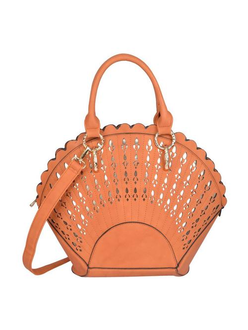 brown leatherette regular sling bag - 14464212 - Very Small Image - 1