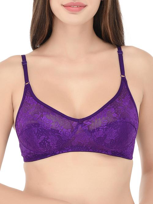 floral patch sheer bra - 14468268 - Very Small Image - 1