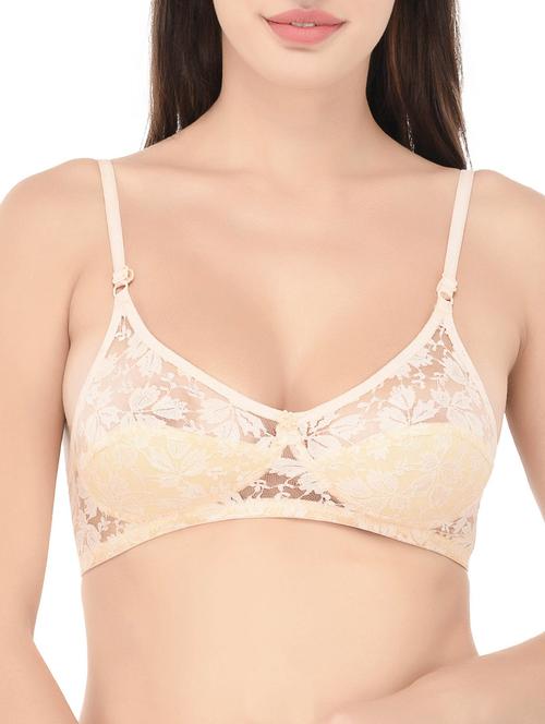 beige cotton bra - 14468282 - Very Small Image - 1