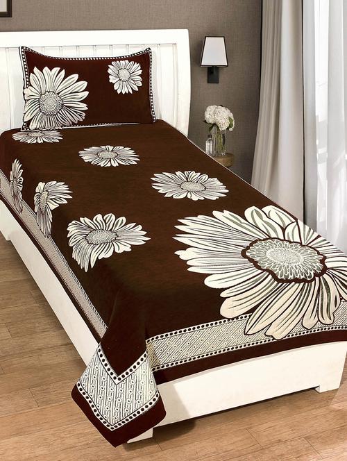 single chenille bed cover with 1 pillow cover - 14473525 - Very Small Image - 1