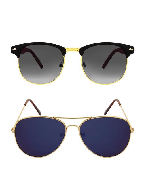 abner combo of two aviator sunglasses - 14476269 - Very Small Image - 1