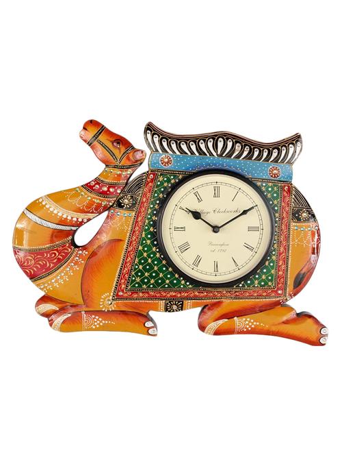 traditional camel shape wall clock 6 inch dial - 14478027 - Very Small Image - 1