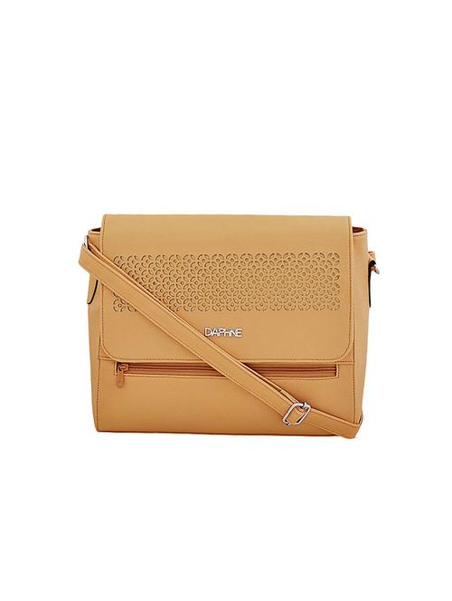 brown leatherette sling bag - 14479905 - Very Small Image - 1