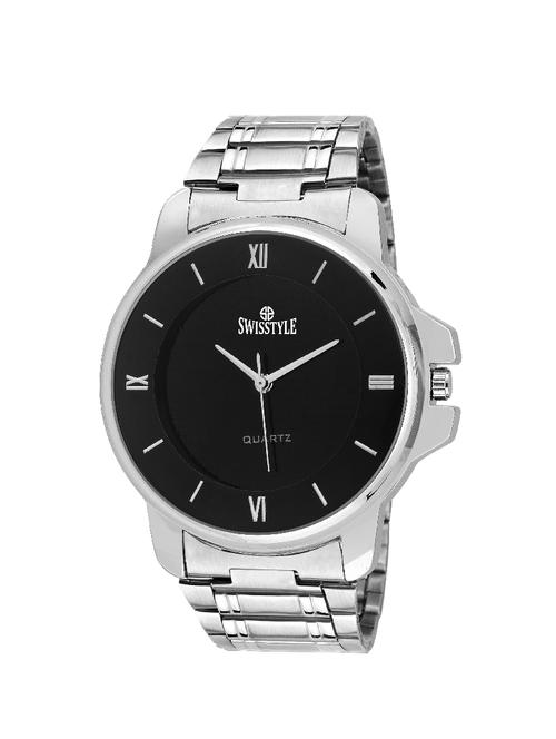 swisstyle anolog black dial men's watch - 14481013 - Very Small Image - 1