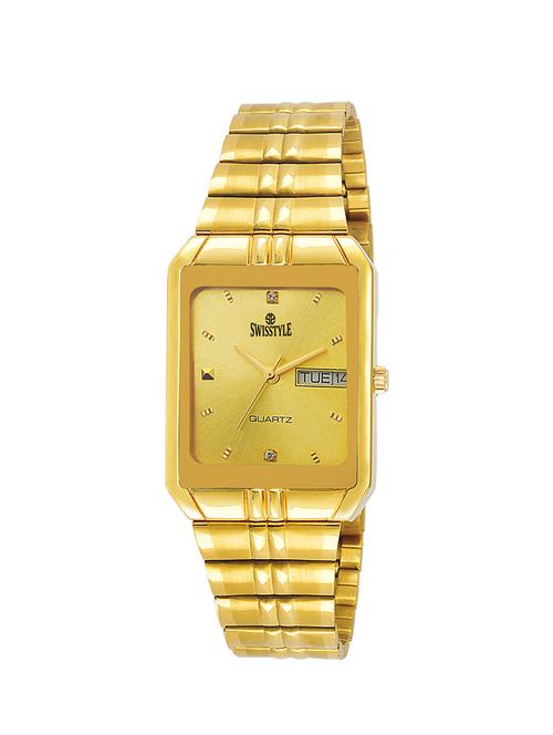 swisstyle day and date display everyday watch for men - 14481018 - Very Small Image - 1